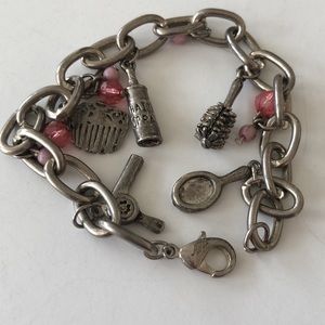 Vintage Hairdresser Charm Bracelet